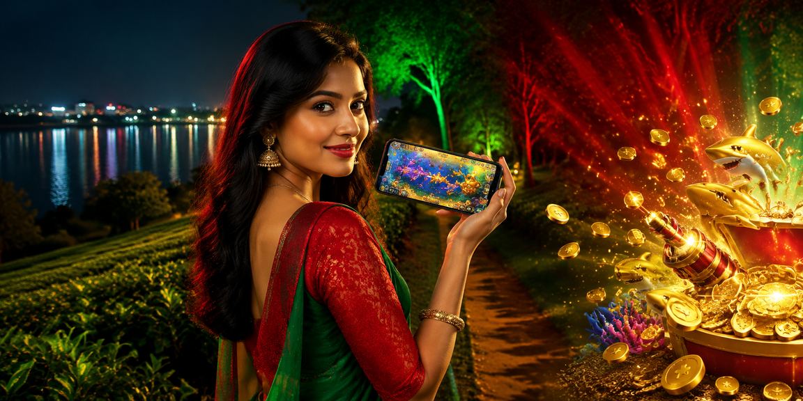 চট্টগ্রামে মাছ ধরার থিমে গেম ও বেটিং উপভোগ করছেন একজন ব্যবহারকারী