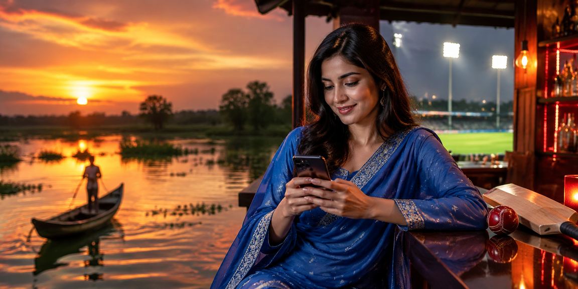 তাঙ্গুয়ার হাওরে ক্রিকেট বেটিং সালোয়ার কামিজ